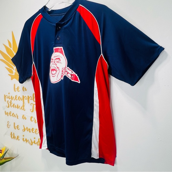 ATLANTA BRAVES #16 Classic Screaming Indian Logo Baseball Shirt Size Med… - Picture 5 of 14